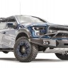 Передний бампер Premium с центаральной дугой Ford F-150 Raptor 17-20 Fab Fours FF17-H4352-1