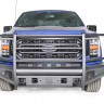 Передний бампер с защитной дугой Black Steel Elite Ford F-150 21-22 Fab Fours FF21-R5060-1