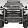 Передний бампер с защитной дугой Black Steel Elite Ford F-150 21-22 Fab Fours FF21-R5060-1