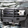 Передний бампер с защитной дугой Black Steel Elite Ford F-150 21-22 Fab Fours FF21-R5060-1