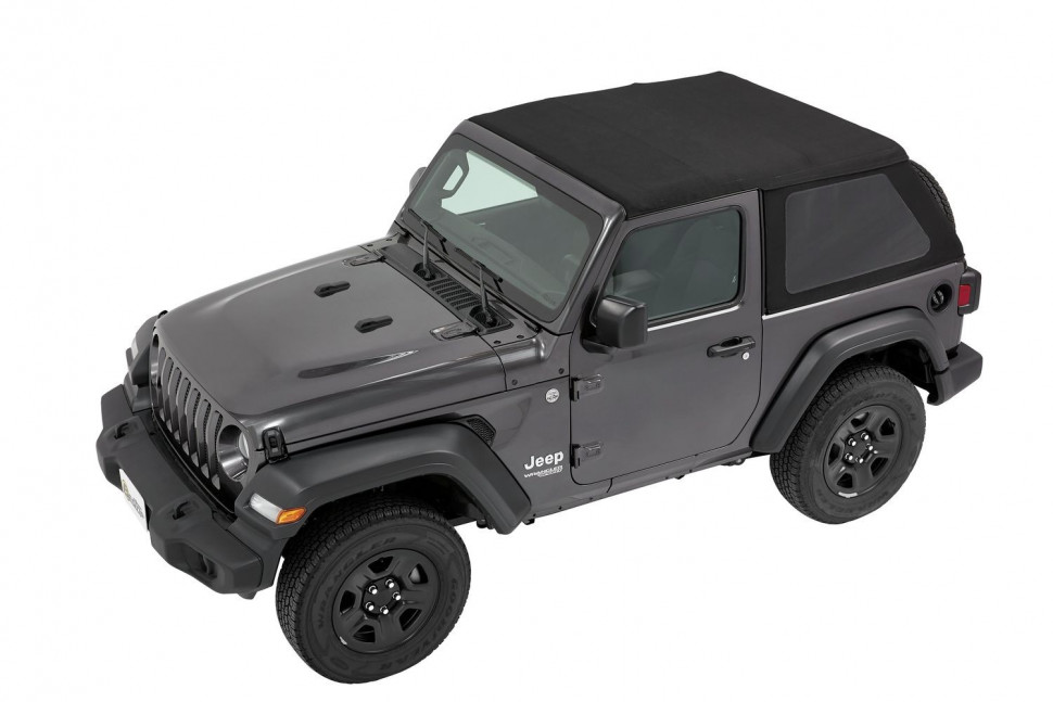 Мягкая крыша софт топ Jeep Wrangler JL 18-22 2 Door (Black Diamond) Trektop Bestop 5686235