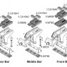 Крепления платформы Universal Rhino-Rack PLHS4