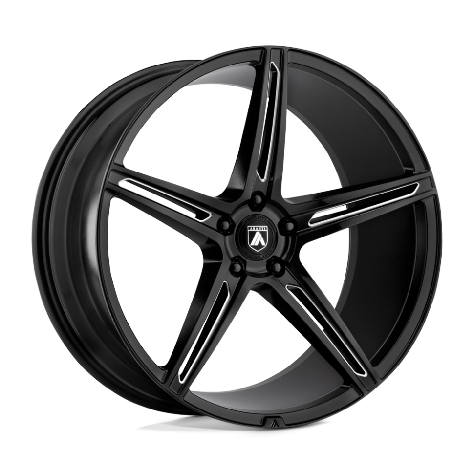 Колесный диск Asanti Wheels Alpha 5 Gloss Black Milled 22x9 ET+15 ABL22-22901515BK