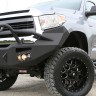 Передний бампер Premium с центаральной дугой Toyota Tundra 14-21 Fab Fours TT14-H2852-1