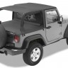 Бикини топ Jeep Wrangler JK 07-09 2 Door (Black Diamond) Header Safari Bestop 5258535