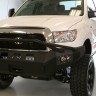Передний бампер Premium с центаральной дугой Toyota Tundra 07-13 Fab Fours TT07-H1852-1