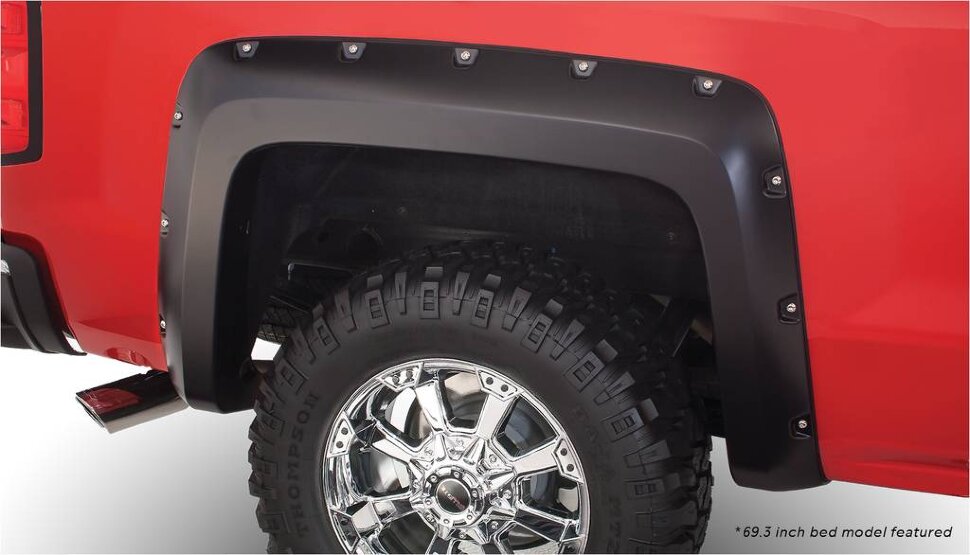 Расширители колесных арок Chevrolet Silverado 1500/2500/Silverado 3500 14-19 задн 2шт. Pocket Style Bushwacker 40116-02