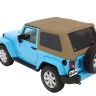 Мягкая крыша софт топ Jeep Wrangler JK 07-18 2 Door (Tan) Trektop Bestop 5685271