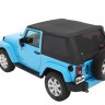 Мягкая крыша софт топ Jeep Wrangler JK 07-18 2 Door (Black Diamond) Trektop Bestop 5685235