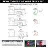 Ролета багажника выдвижная Chevrolet Silverado/GMC Sierra 1500 19-24 5'8" M-Series Roll-N-Lock LG223M