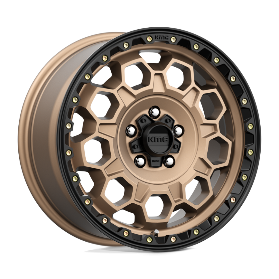 Колесный диск KMC Wheels Trek Matte Bronze W/Black Lip 17x8 ET+35 KM54578012635