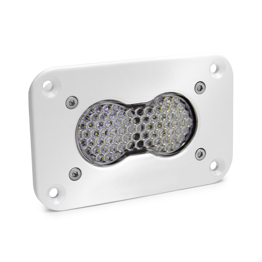 Дополнительная LED фара скрытого монтажа 2.93"x1.68" Рабочий/Широкий свет S2 Pro LED Light Baja Designs 481006WT