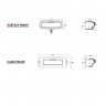 Светодиодная фара 2x5" Водительский свет (пара) SR-Q Pro Rigid Industries 914313