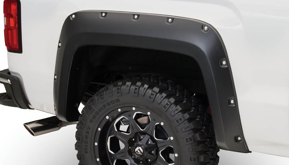Расширители колесных арок GMC Sierra 1500/2500/3500 14-19 задн 2шт. Pocket Style Bushwacker 40122-02