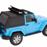 Мягкая крыша софт топ Jeep Wrangler JK 07-18 2 Door (Black Twill) Trektop Bestop 5685217