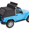 Мягкая крыша софт топ Jeep Wrangler JK 07-18 2 Door (Black Twill) Trektop Bestop 5685217