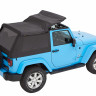 Мягкая крыша софт топ Jeep Wrangler JK 07-18 2 Door (Black Twill) Trektop Bestop 5685217