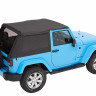 Мягкая крыша софт топ Jeep Wrangler JK 07-18 2 Door (Black Twill) Trektop Bestop 5685217