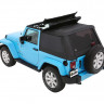 Мягкая крыша софт топ Jeep Wrangler JK 07-18 2 Door (Black Twill) Trektop Bestop 5685217