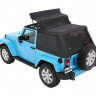 Мягкая крыша софт топ Jeep Wrangler JK 07-18 2 Door (Black Twill) Trektop Bestop 5685217