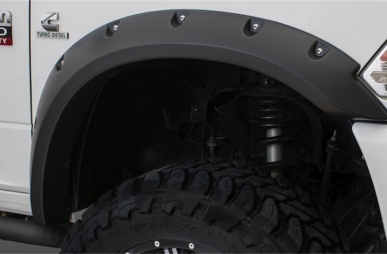 Расширители колесных арок Dodge Ram 2500/3500 10-19 к-кт 2 шт зад Max Coverage Pocket Style Bushwacker 50052-02