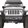 Передний бампер Full Metal Jacket Jeep Wrangler JK 07-18 Fab Fours JK07-B1858-1