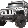 Передний бампер Full Metal Jacket Jeep Wrangler JK 07-18 Fab Fours JK07-B1858-1
