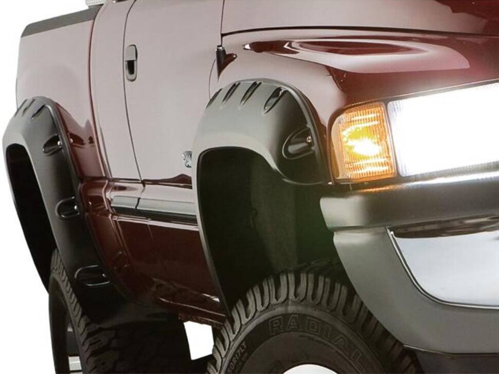 Расширители колесных арок Dodge Ram 1500 19-25 к-кт 4 шт. Pocket Painted Bushwacker 50924-25
