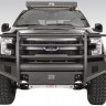 Передний бампер с защитной дугой Black Steel Elite Ford F-150 09-14 Fab Fours FF09-R1960-1