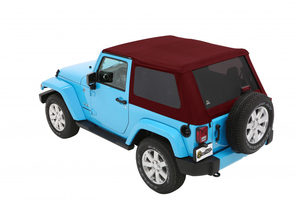 Мягкая крыша софт топ Jeep Wrangler JK 07-18 2 Door (Crushed Red Pepper) Trektop Bestop 5685268