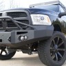 Передний бампер Premium с дугами Dodge Ram 1500 13-18 Fab Fours DR13-F2950-1