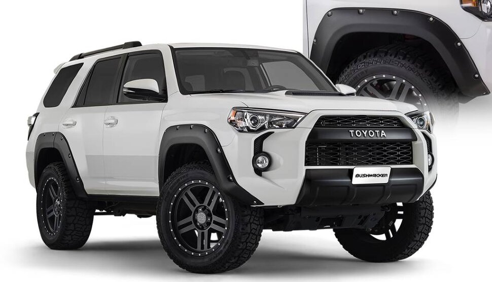 Расширители колесных арок Toyota 4Runner 14-24 к-кт 4 шт. Pocket Style Bushwacker 30921-02