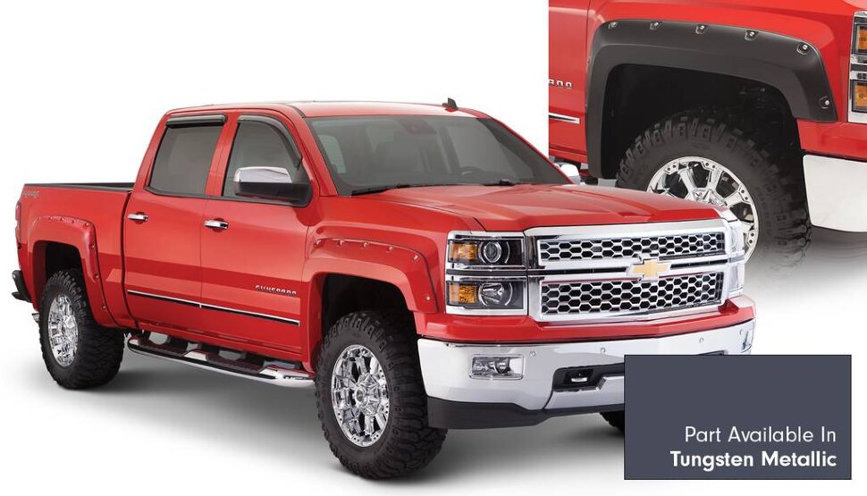 Расширители колесных арок GMC Sierra 1500 19-25 к-кт 4 шт. Pocket Painted Bushwacker 40909-64