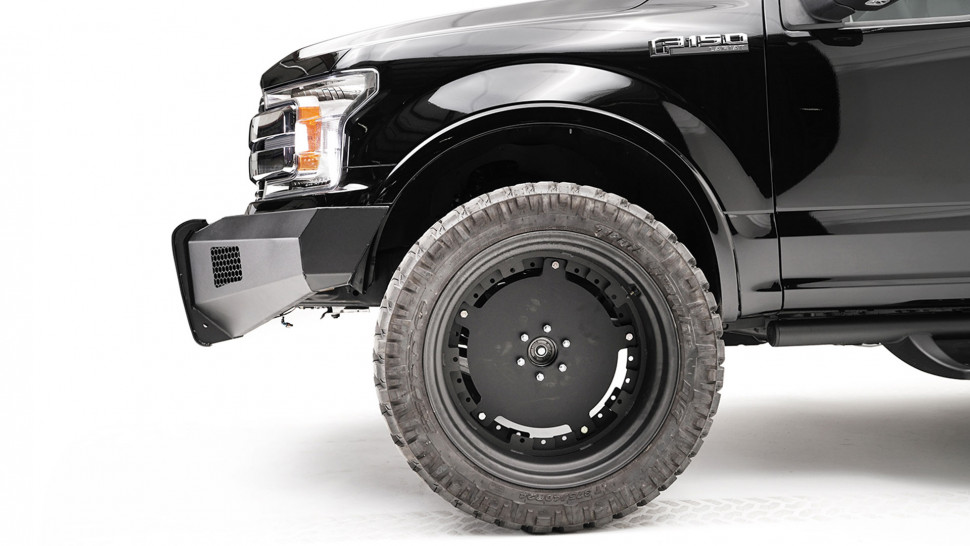 Передний бампер Black Steel Elite Ford F-150 09-14 Fab Fours FF09-R1961-1