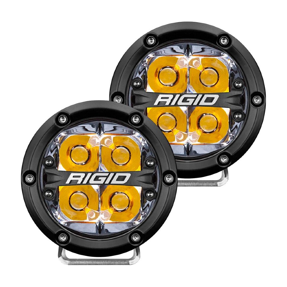 Комплект дополнительных Led фар с подсветкой 4" Spot 360-Series Rigid Industries 36114