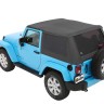 Мягкая крыша софт топ Jeep Wrangler JK 07-18 2 Door (Granite Grey) Trektop Bestop 5685270