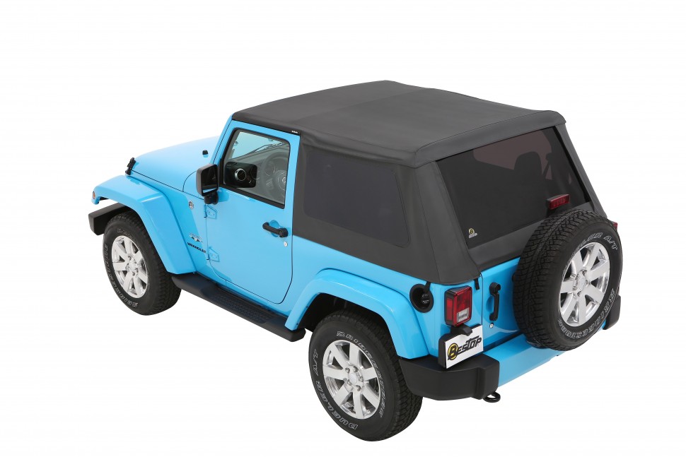 Мягкая крыша софт топ Jeep Wrangler JK 07-18 2 Door (Granite Grey) Trektop Bestop 5685270