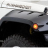 Расширители колесных арок Jeep Wrangler JK 07-18 к-кт 2 шт перед Max Coverage Pocket Style Bushwacker 10045-02