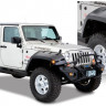 Расширители колесных арок Jeep Wrangler JK 07-18 к-кт 2 шт перед Max Coverage Pocket Style Bushwacker 10045-02