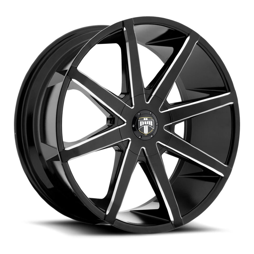 Колесный диск DUB Wheels Push S109 Gloss Black Milled 20x8.5 ET+35 S109208552+35
