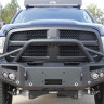 Передний бампер Premium с центаральной дугой Dodge Ram 1500 13-18 Fab Fours DR13-F2952-1
