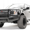 Передний бампер с защитной дугой Black Steel Ford F-150 21-22 Fab Fours FF21-K5060-1