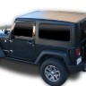 Жесткая крыша с квадратной задней стенкой 07-18 Jeep Wrangler JK 2 Door DV8 HT07SB22