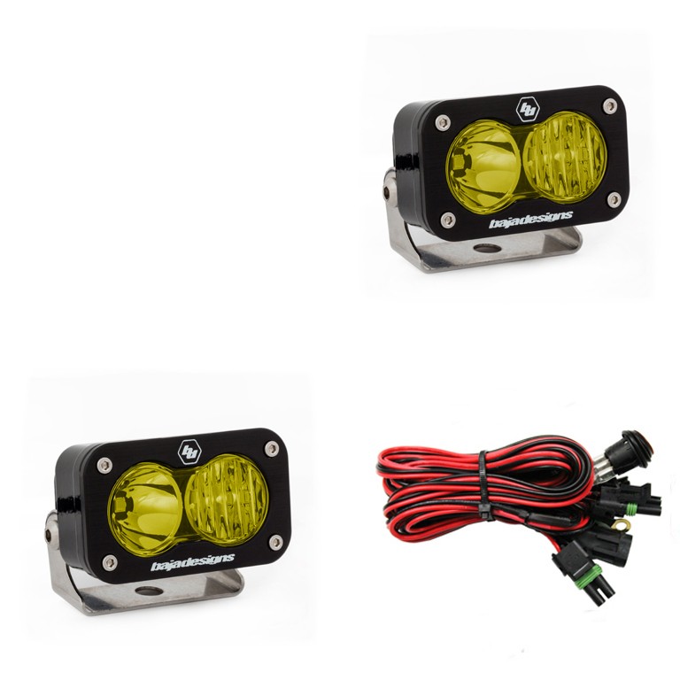 Дополнительные LED фары 2.93"x1.68" Водительский/Комбо свет (пара) S2 Pro LED Light Baja Designs 487813