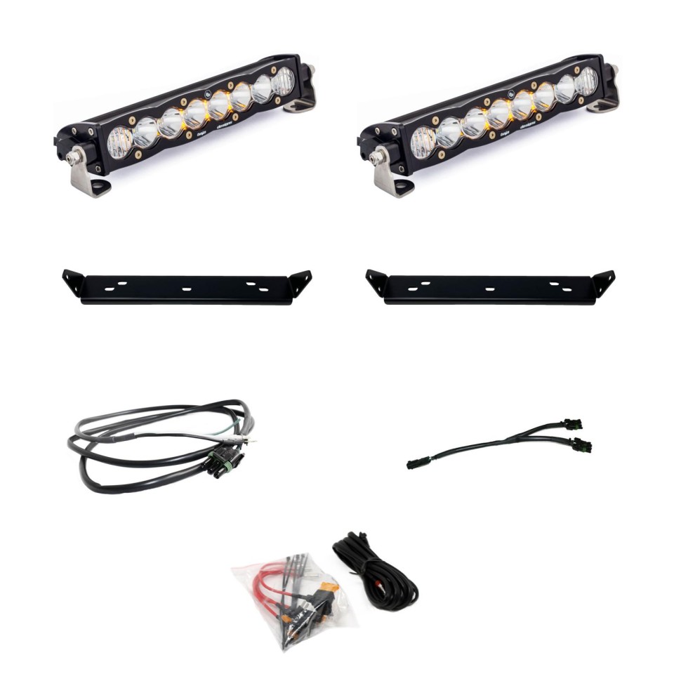 Комплект светодиодной Led балки в решетку Ford F-150 21-23 Raptor S8 Baja Designs 448065