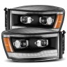 Комплект передних фар Dodge Ram 1500/2500/3500 06-09 PRO-Series AlphaRex 880532