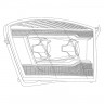 Комплект передних фар Dodge Ram 1500/2500/3500 06-09 PRO-Series AlphaRex 880532