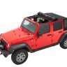 Мягкая крыша софт топ Jeep Wrangler JK 07-18 4 Door (Black Diamond) Trektop Bestop 5685335