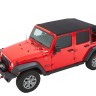 Мягкая крыша софт топ Jeep Wrangler JK 07-18 4 Door (Black Diamond) Trektop Bestop 5685335