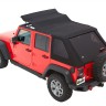 Мягкая крыша софт топ Jeep Wrangler JK 07-18 4 Door (Black Diamond) Trektop Bestop 5685335